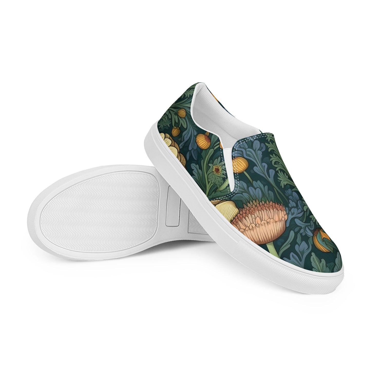 Enchanted Forest Men’s slip-on canvas shoes