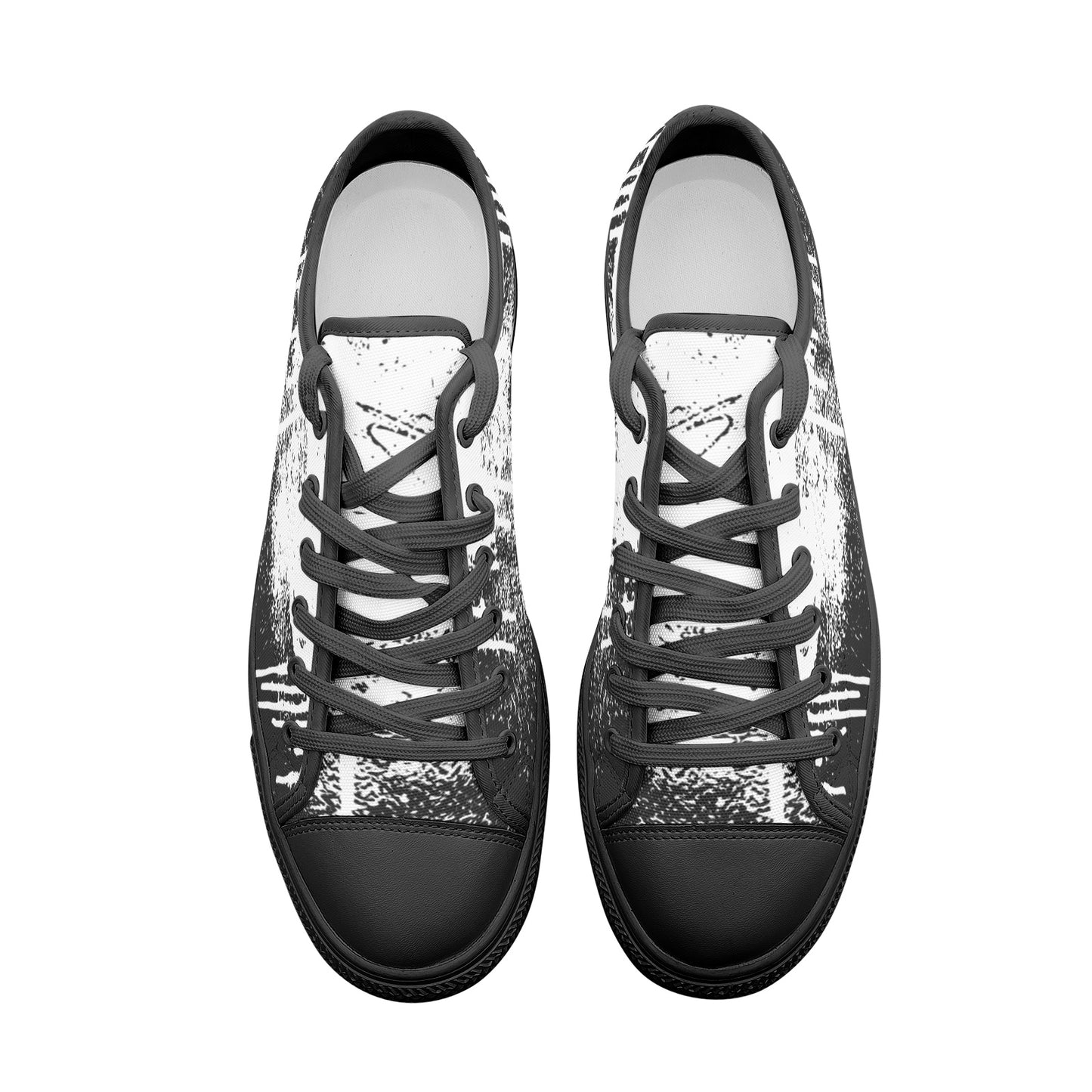 Fade to Black Unisex Low Top Shoes