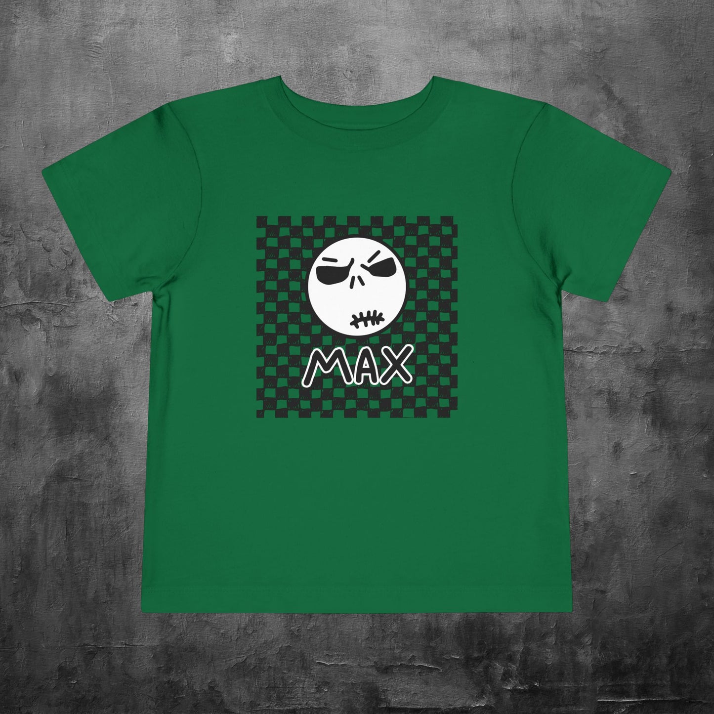 Cute Skull Personalized Toddler T-shirt
