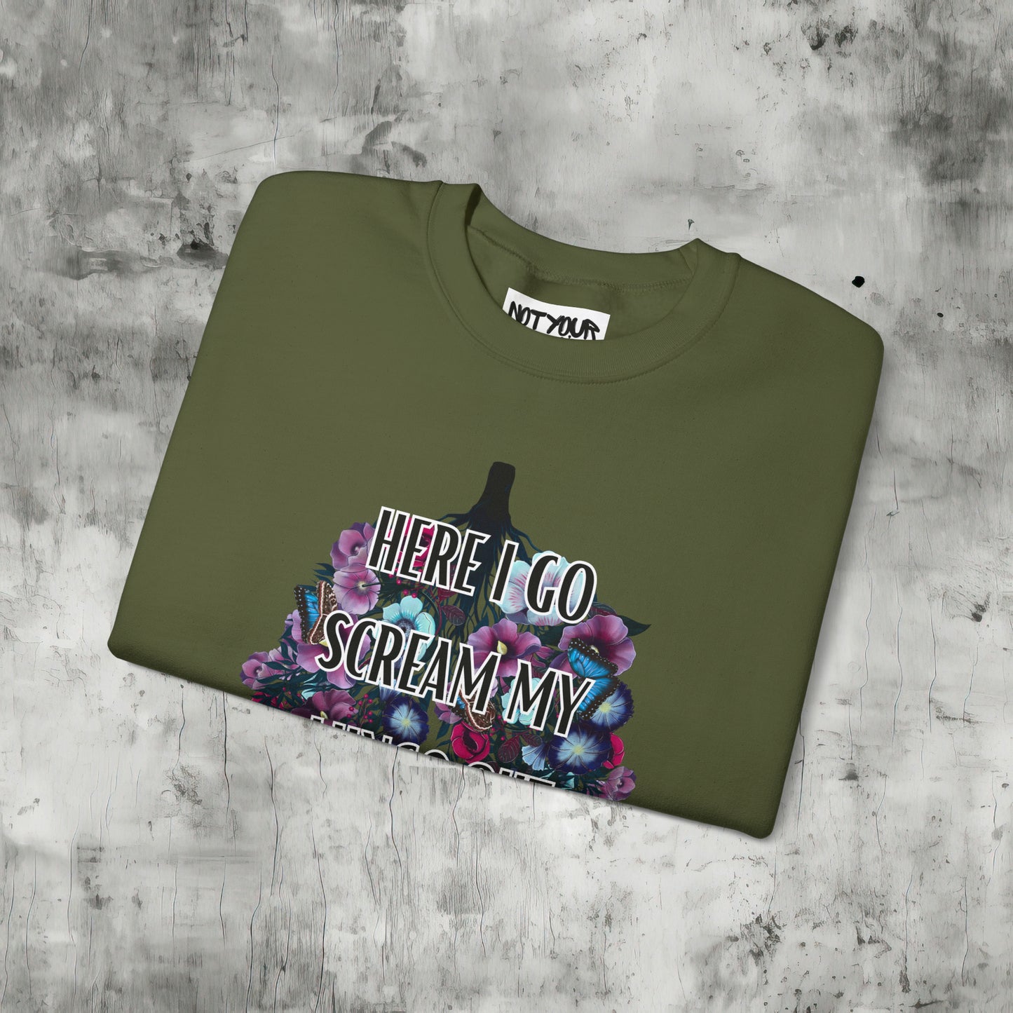 Here I Go Scream Sweatshirt