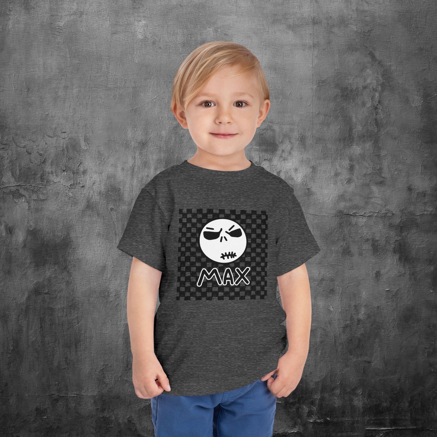 Cute Skull Personalized Toddler T-shirt