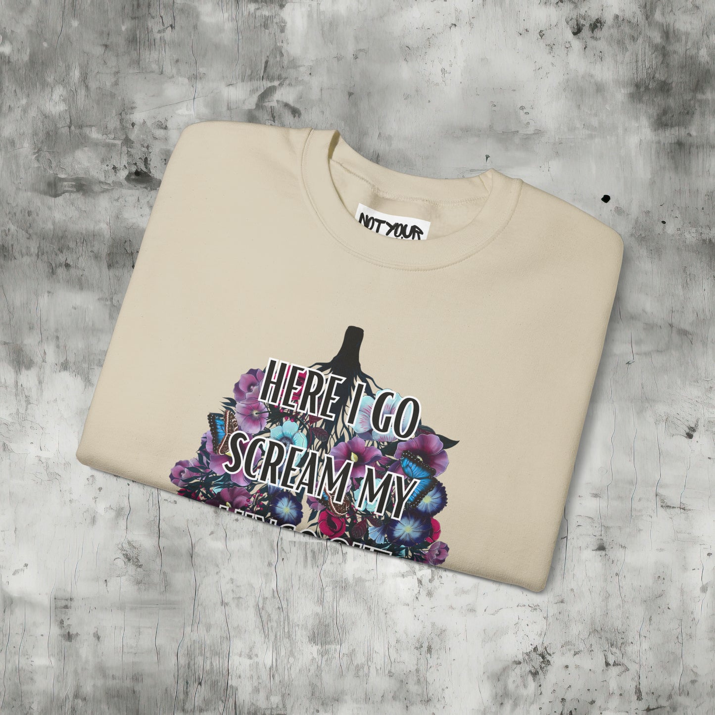 Here I Go Scream Sweatshirt