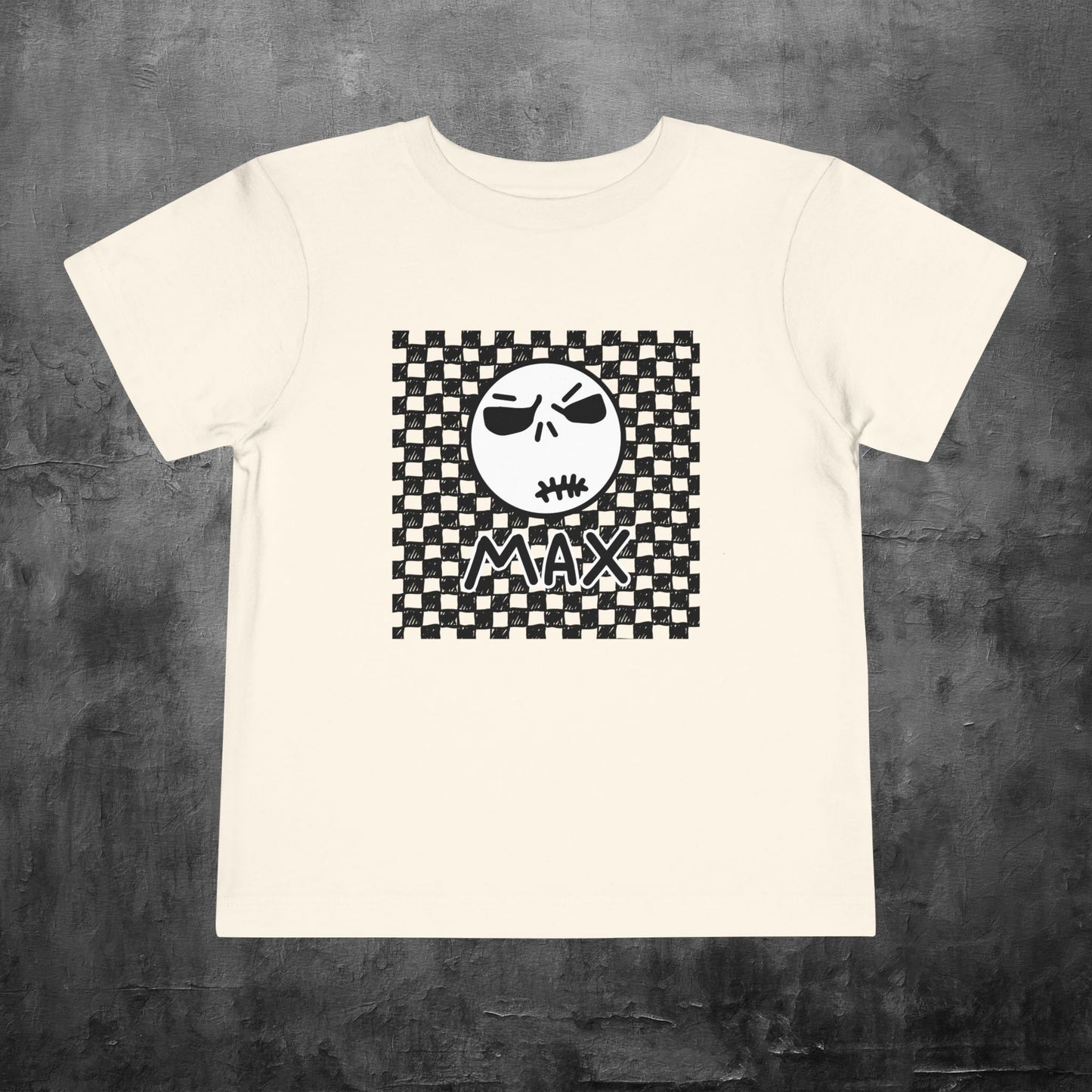Cute Skull Personalized Toddler T-shirt