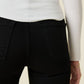 High Rise Distressed Skinny Jeans with a Raw Hem