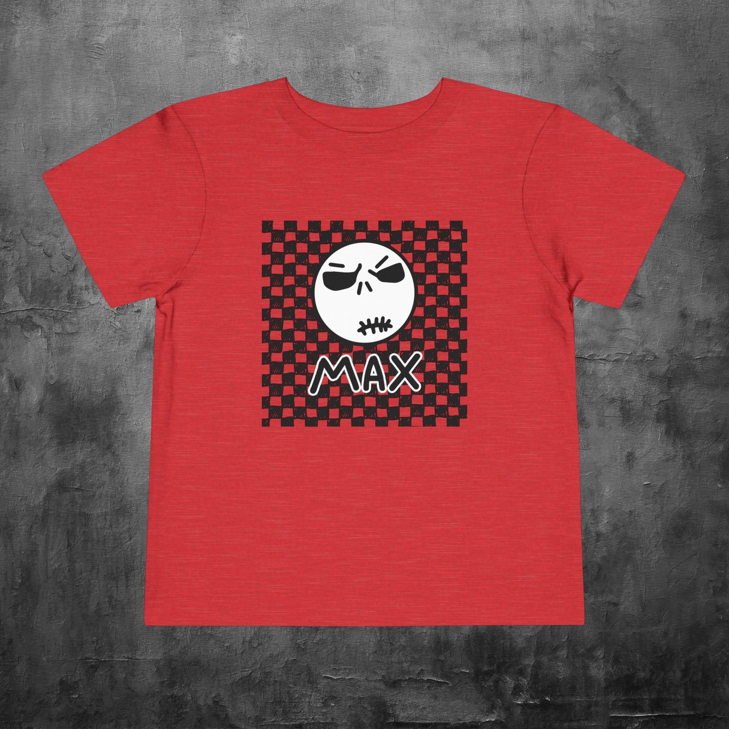 Cute Skull Personalized Toddler T-shirt