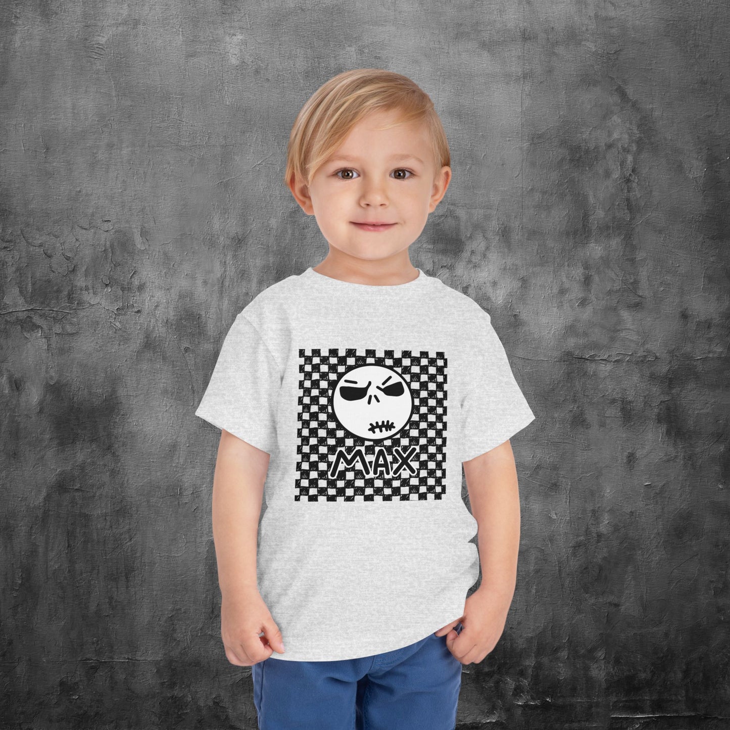 Cute Skull Personalized Toddler T-shirt