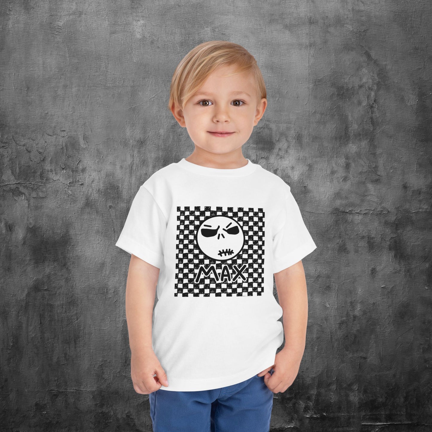 Cute Skull Personalized Toddler T-shirt