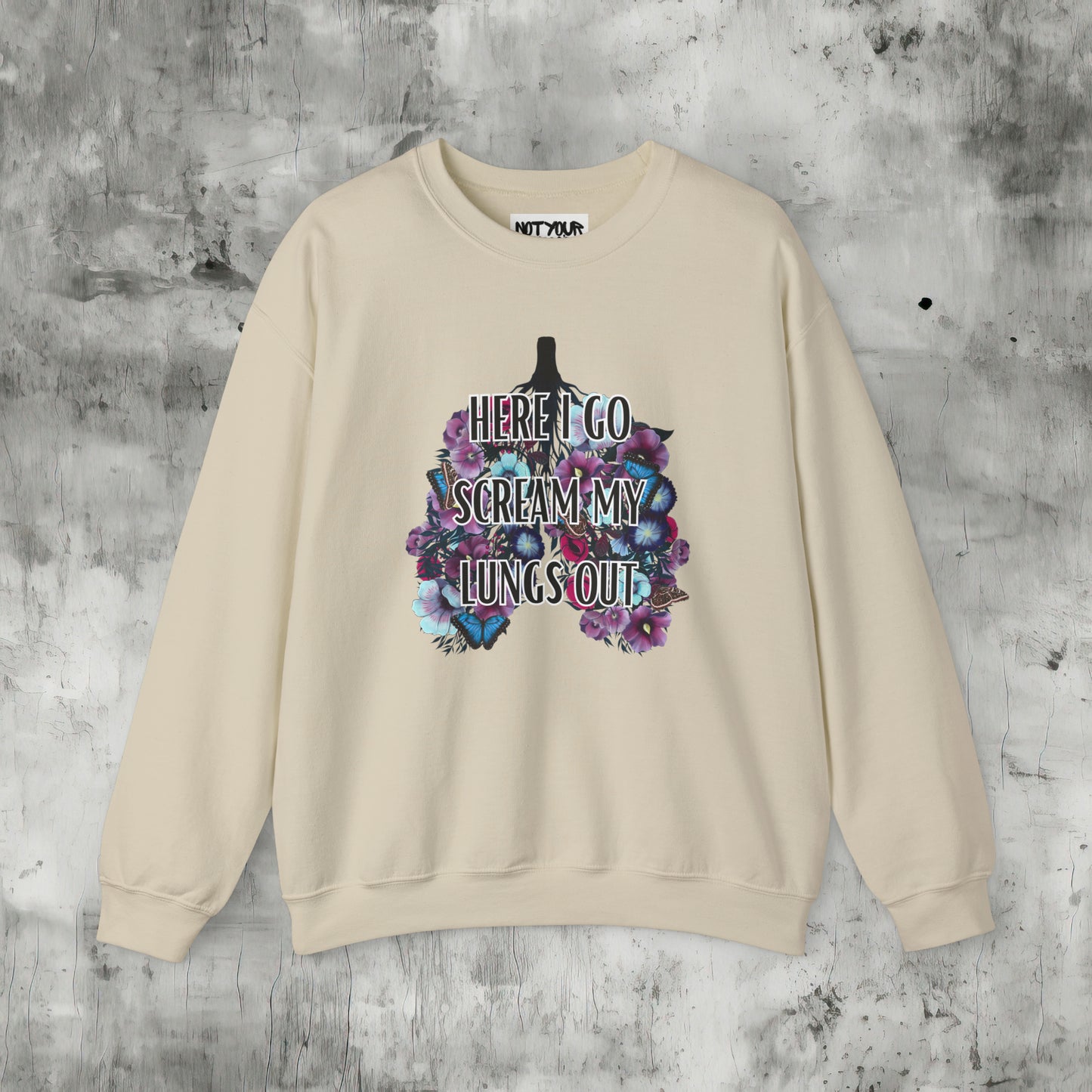 Here I Go Scream Sweatshirt