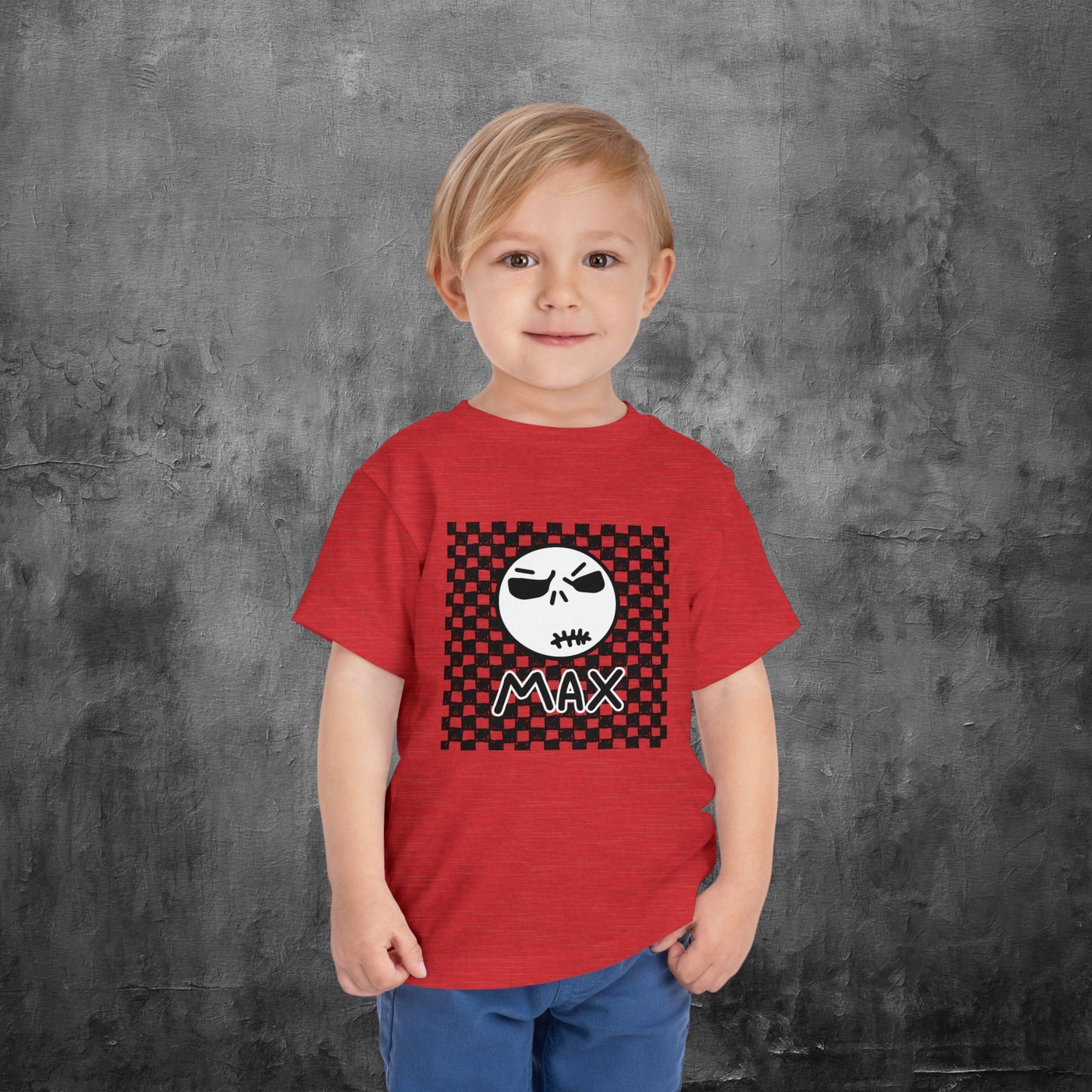 Cute Skull Personalized Toddler T-shirt