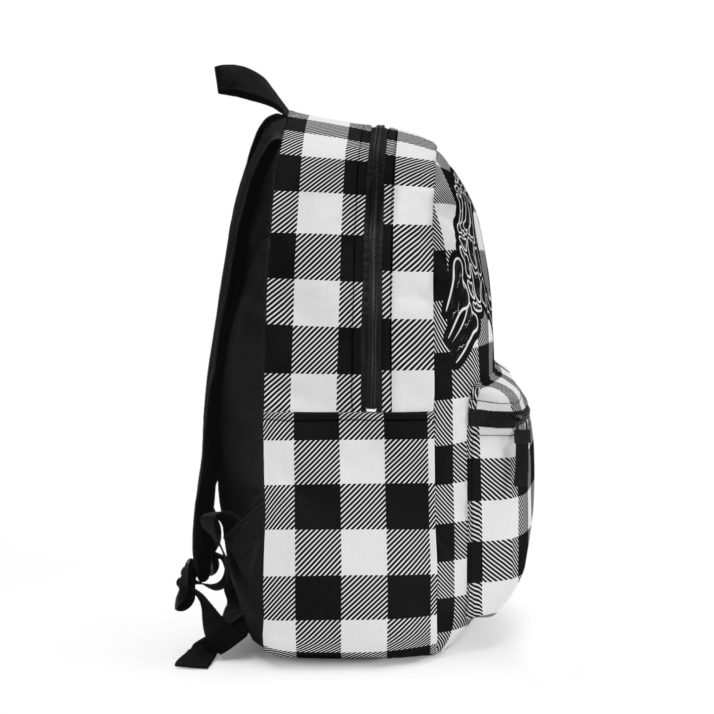 Emo Kid Checkered Backpack