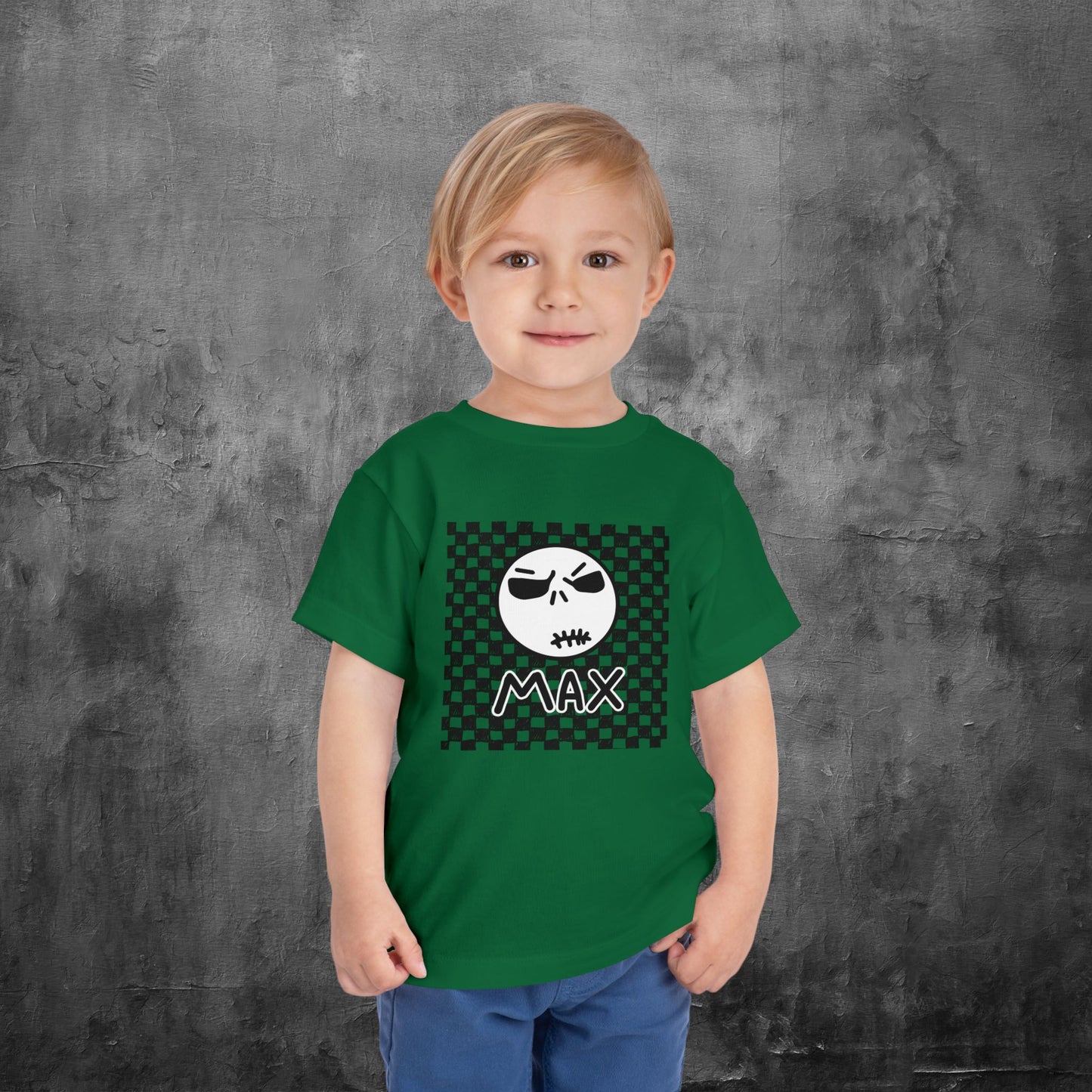 Cute Skull Personalized Toddler T-shirt