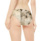 Beige Floral Strappy Bikini Set