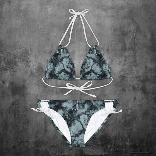 Urban Grunge Strappy Bikini Set