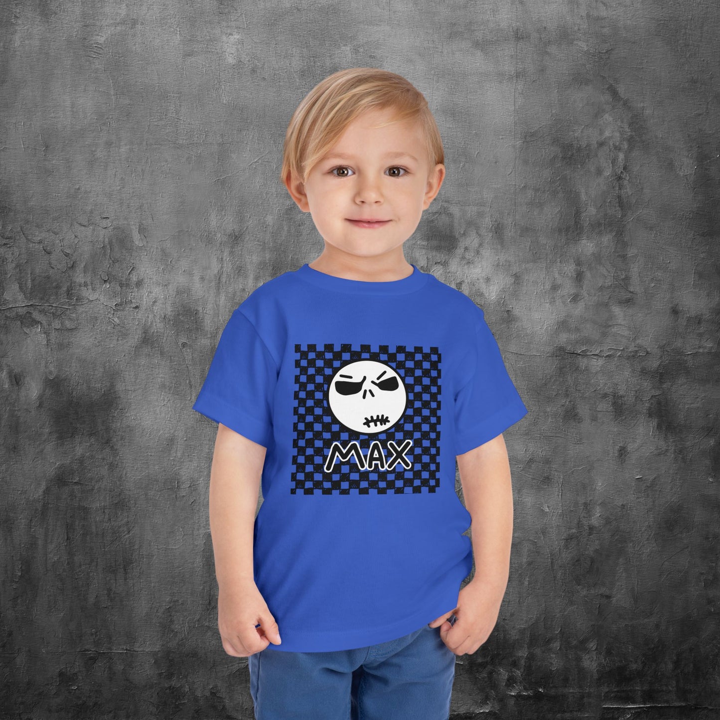 Cute Skull Personalized Toddler T-shirt