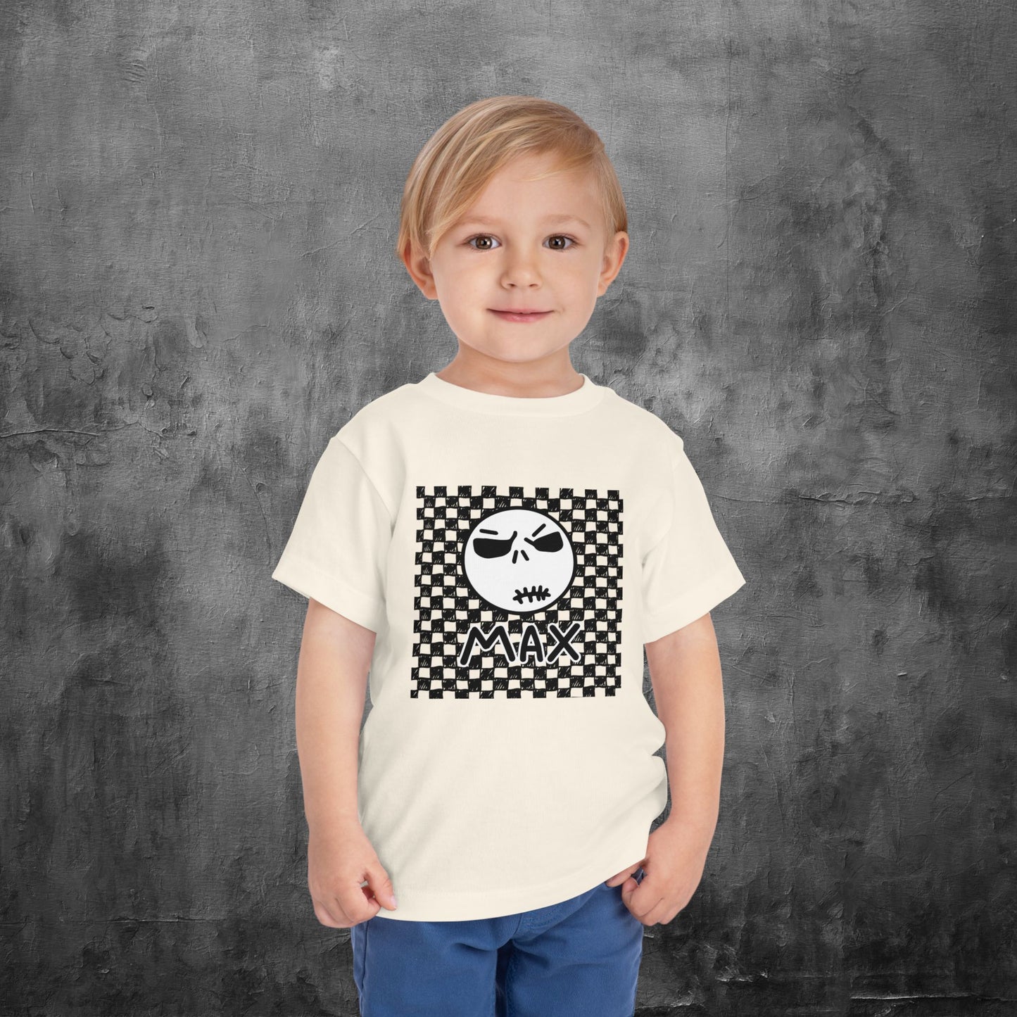 Cute Skull Personalized Toddler T-shirt