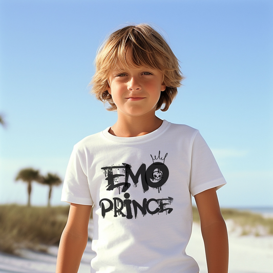 Emo Prince Kid's T-shirt