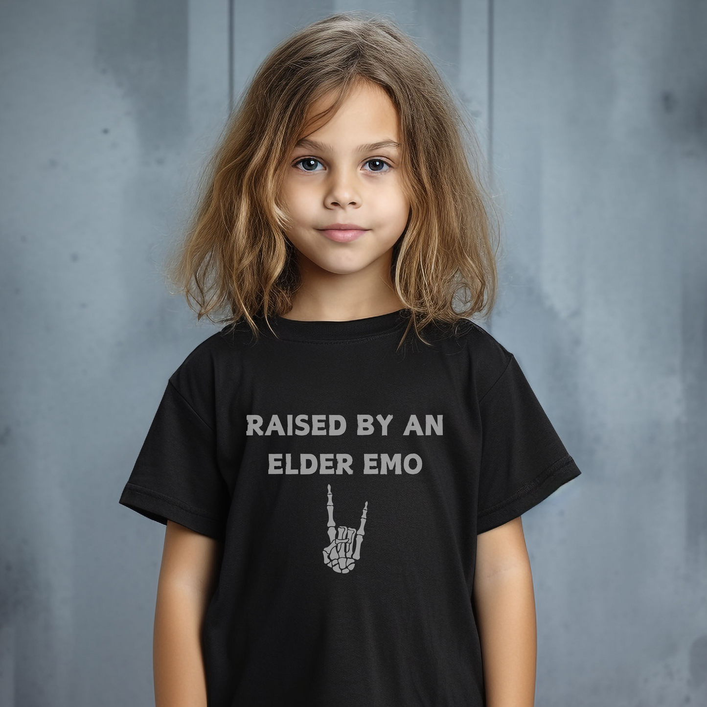 Raised By An Elder Emo Kid's T-shirt