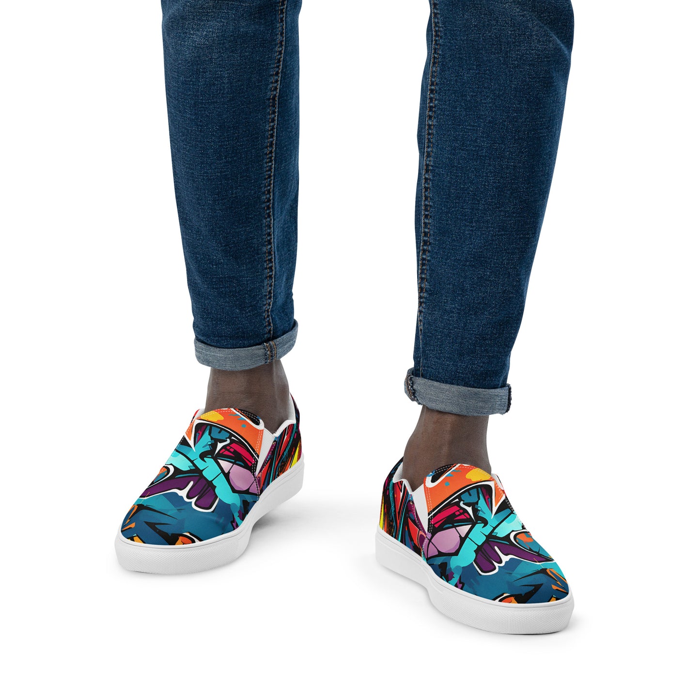 Street Style Men’s slip-on canvas shoes