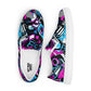 Abstract Movement Men’s slip-on canvas shoes