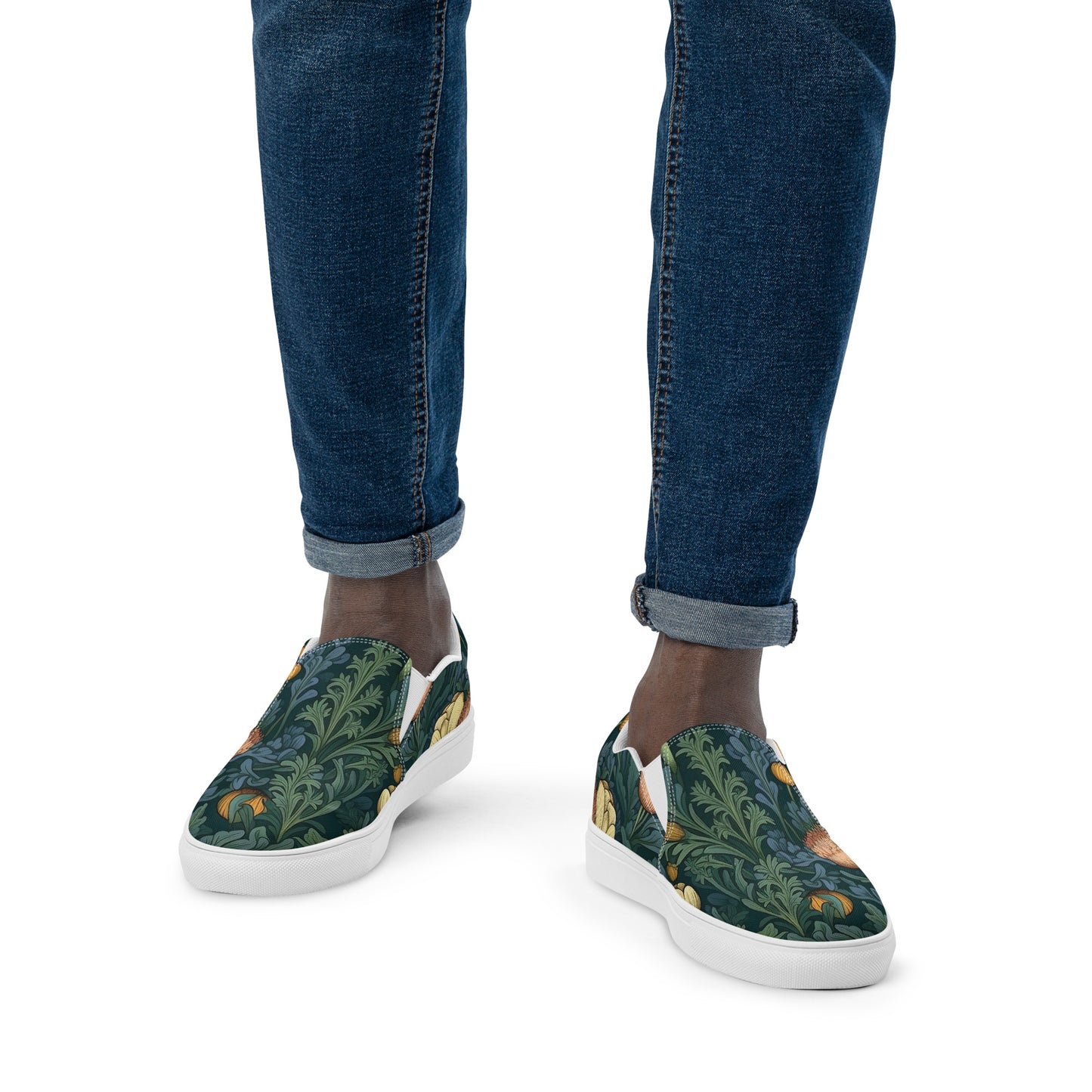 Enchanted Forest Men’s slip-on canvas shoes
