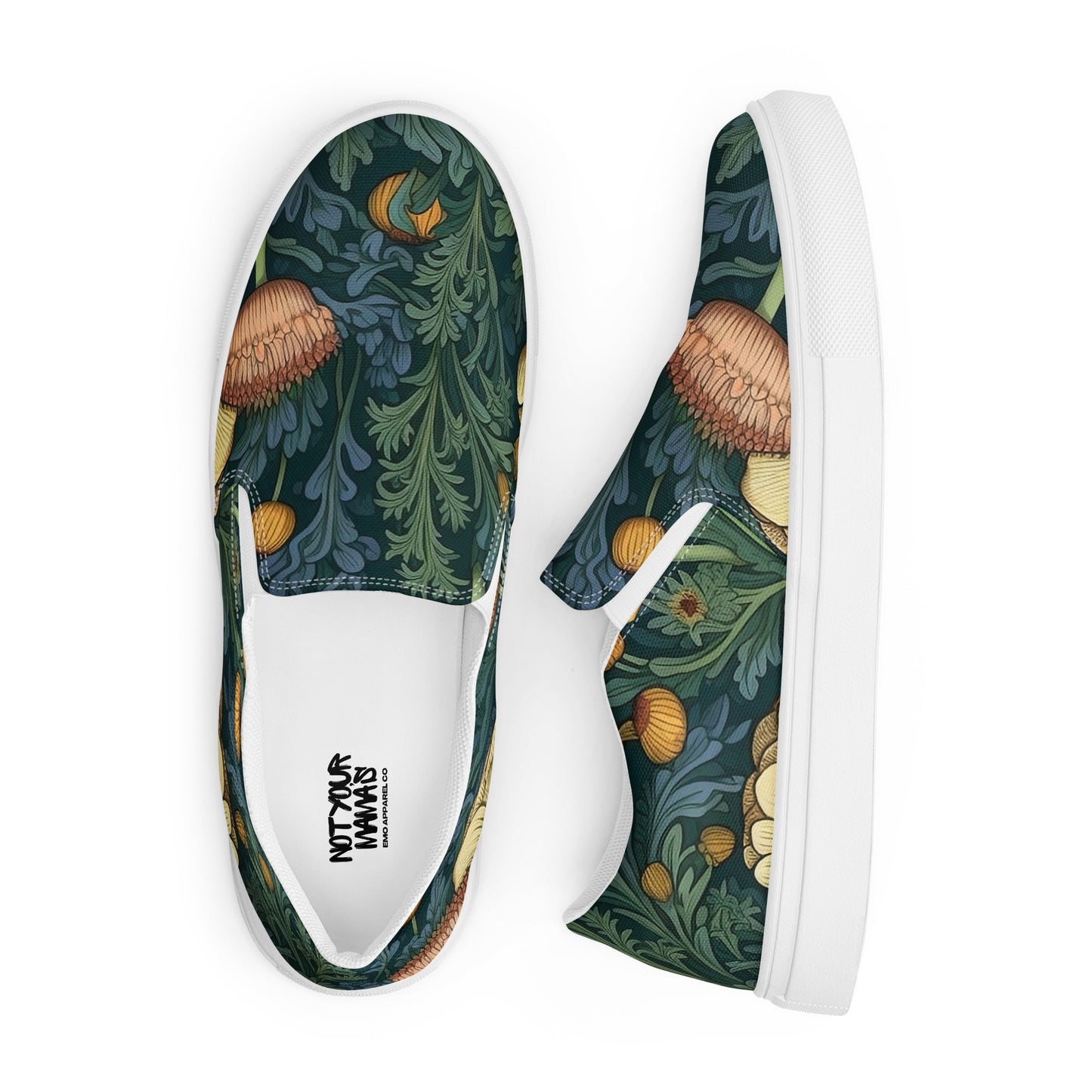 Enchanted Forest Men’s slip-on canvas shoes