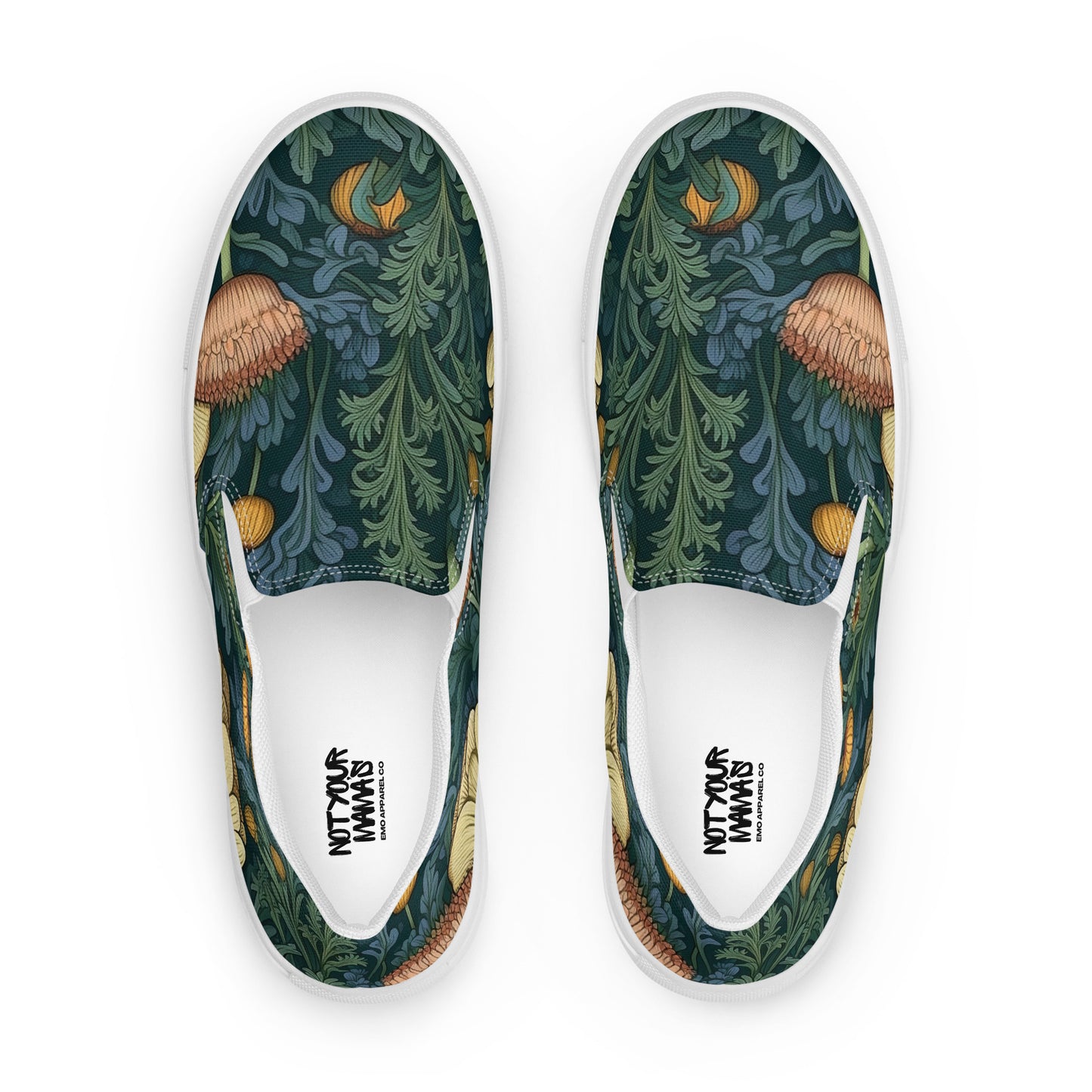 Enchanted Forest Men’s slip-on canvas shoes