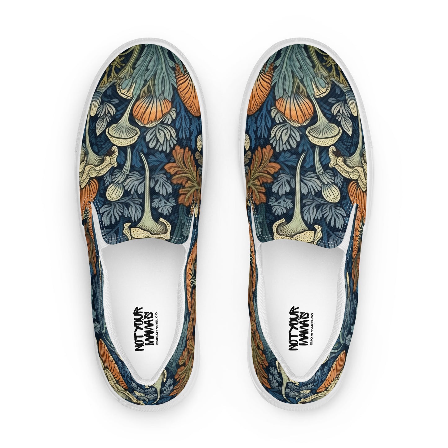Woodland Whisper Men’s slip-on canvas shoes