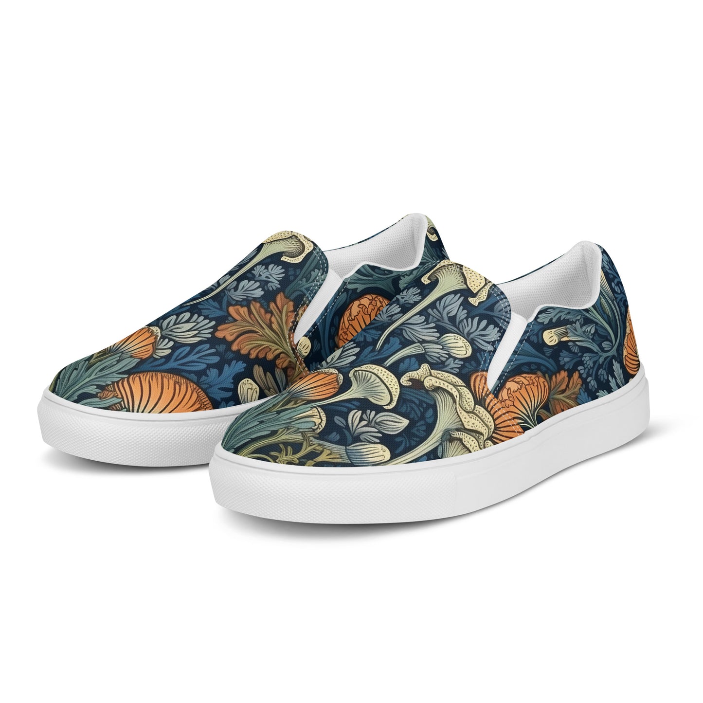 Woodland Whisper Men’s slip-on canvas shoes