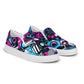 Abstract Movement Men’s slip-on canvas shoes