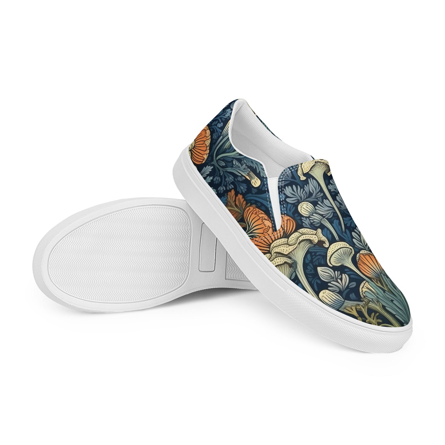 Woodland Whisper Men’s slip-on canvas shoes
