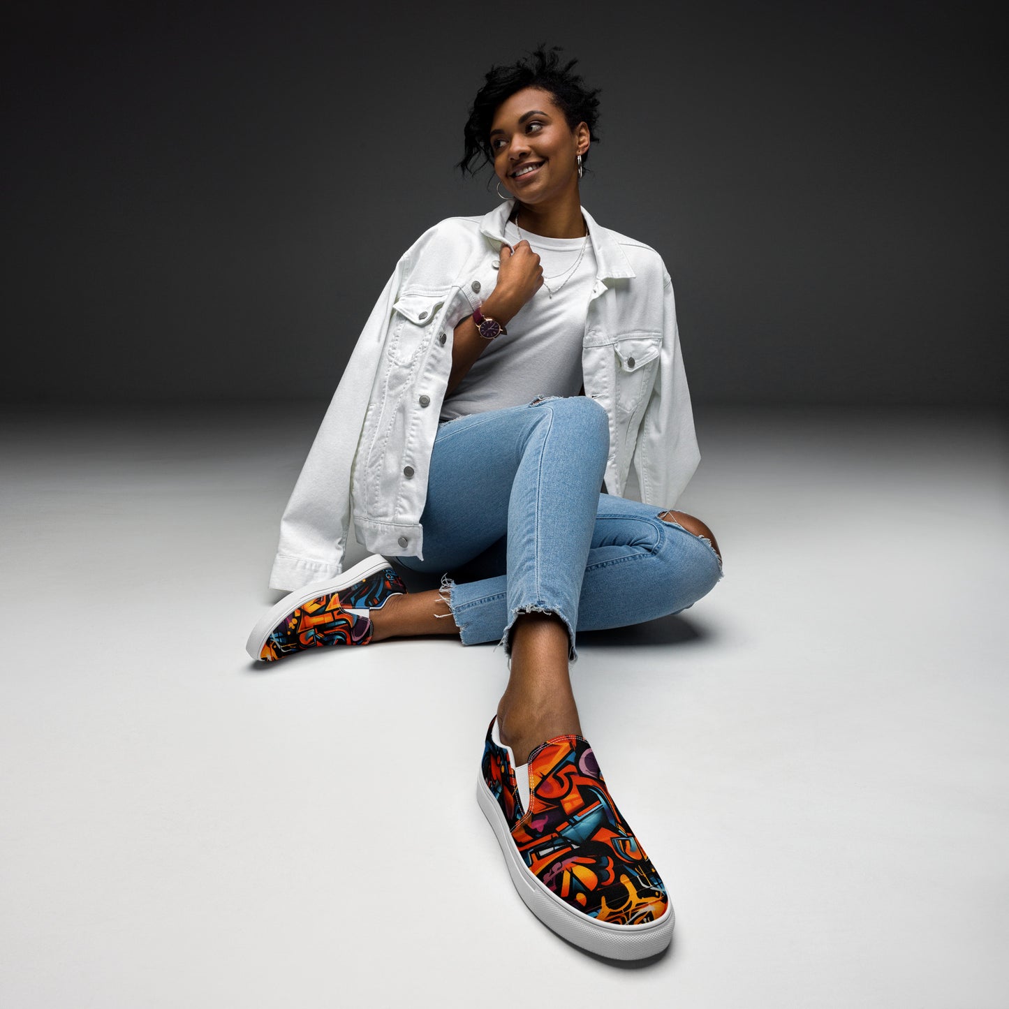 Cityscape Women’s slip-on canvas shoe