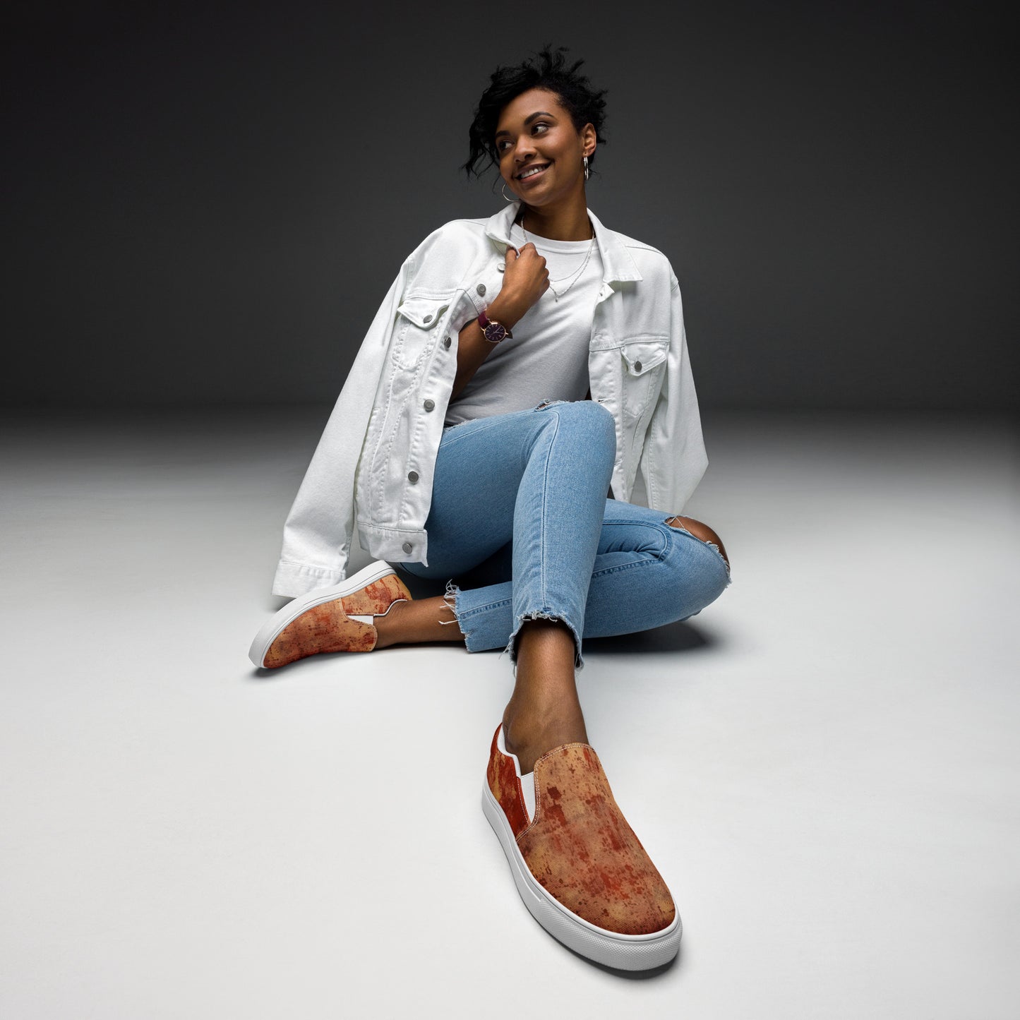 Rustic Women’s slip-on canvas shoes