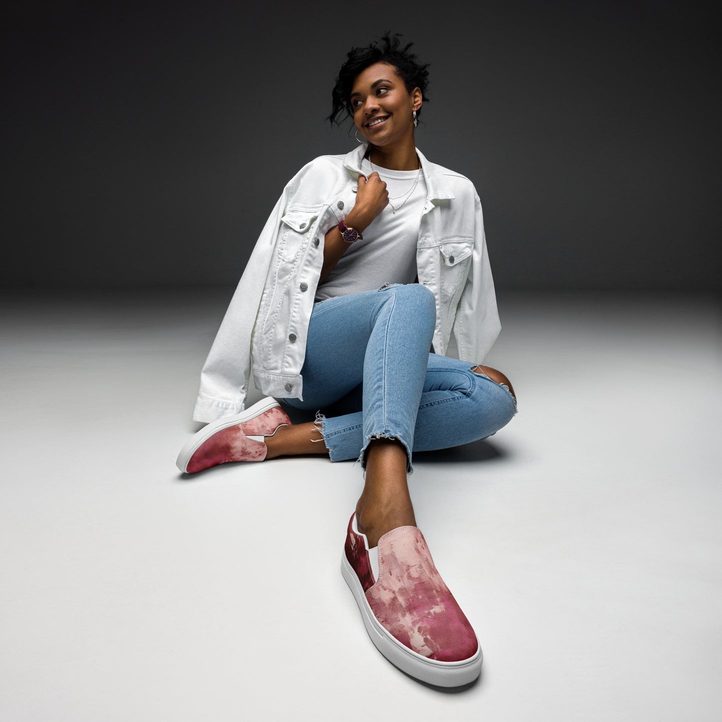 Pink Obsession Women’s slip-on canvas shoes