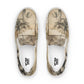 Beige Floral Women’s slip-on canvas shoes