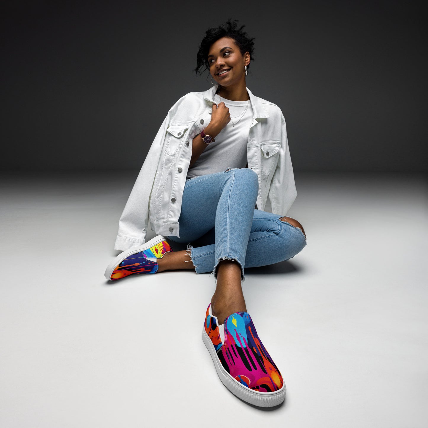 Paint Party Women’s slip-on canvas shoes