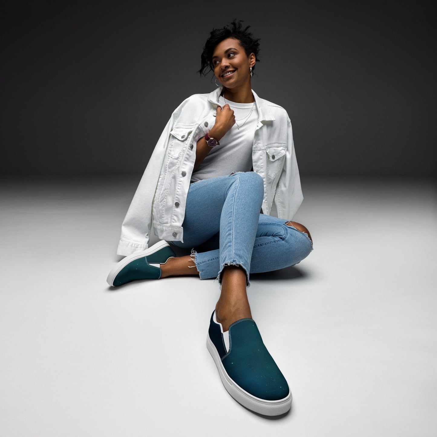 Interstellar Women’s slip-on canvas shoes