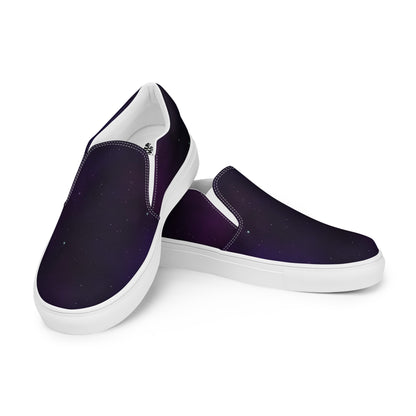 Celestial Chic Women’s slip-on canvas shoes