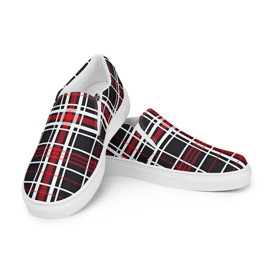 Emo Gothic Women’s slip-on canvas shoes