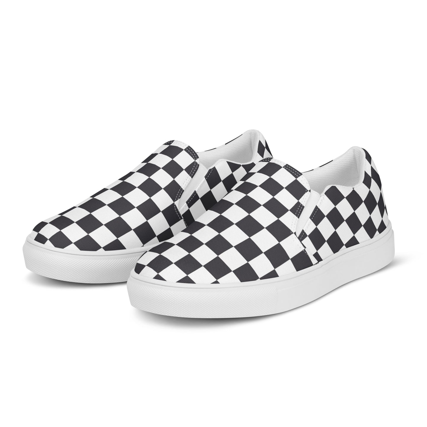 Emo Checkered Women’s slip-on canvas shoes