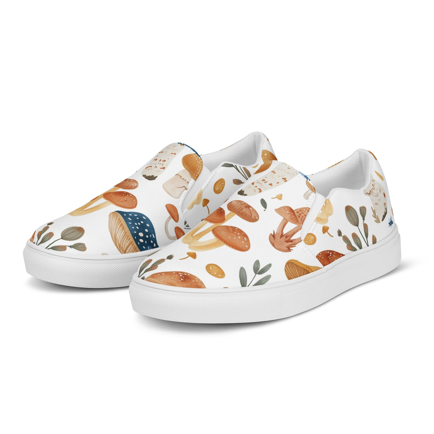 Mushroom Meadow Women’s slip-on canvas shoes