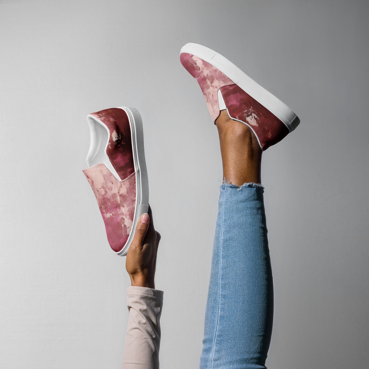 Pink Obsession Women’s slip-on canvas shoes