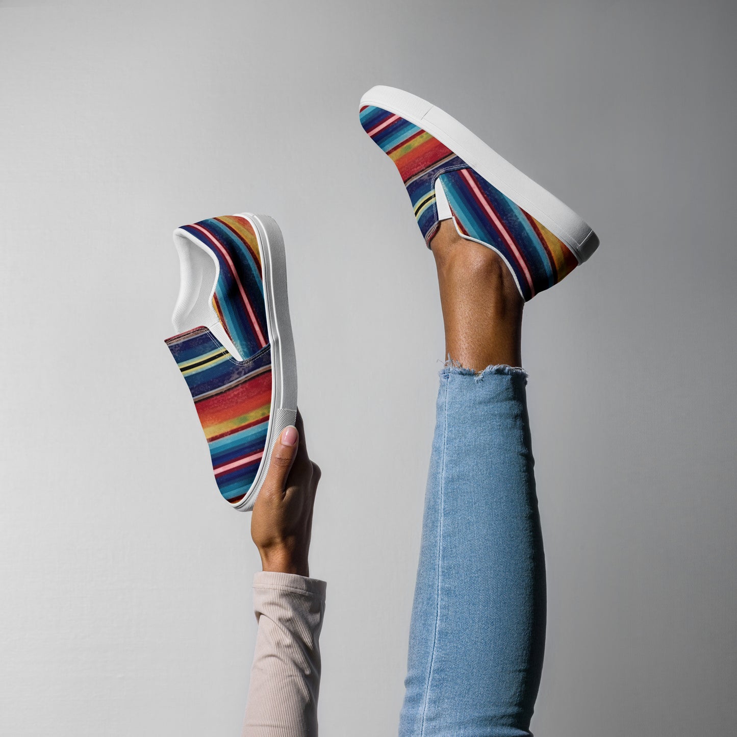 Striped Swagger Women’s slip-on canvas shoes