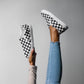 Emo Checkered Women’s slip-on canvas shoes