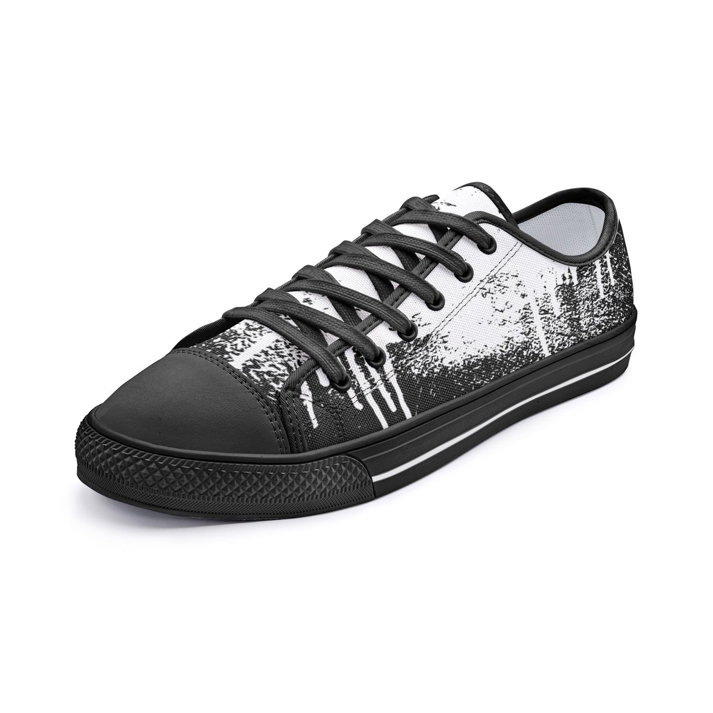 Fade to Black Unisex Low Top Shoes