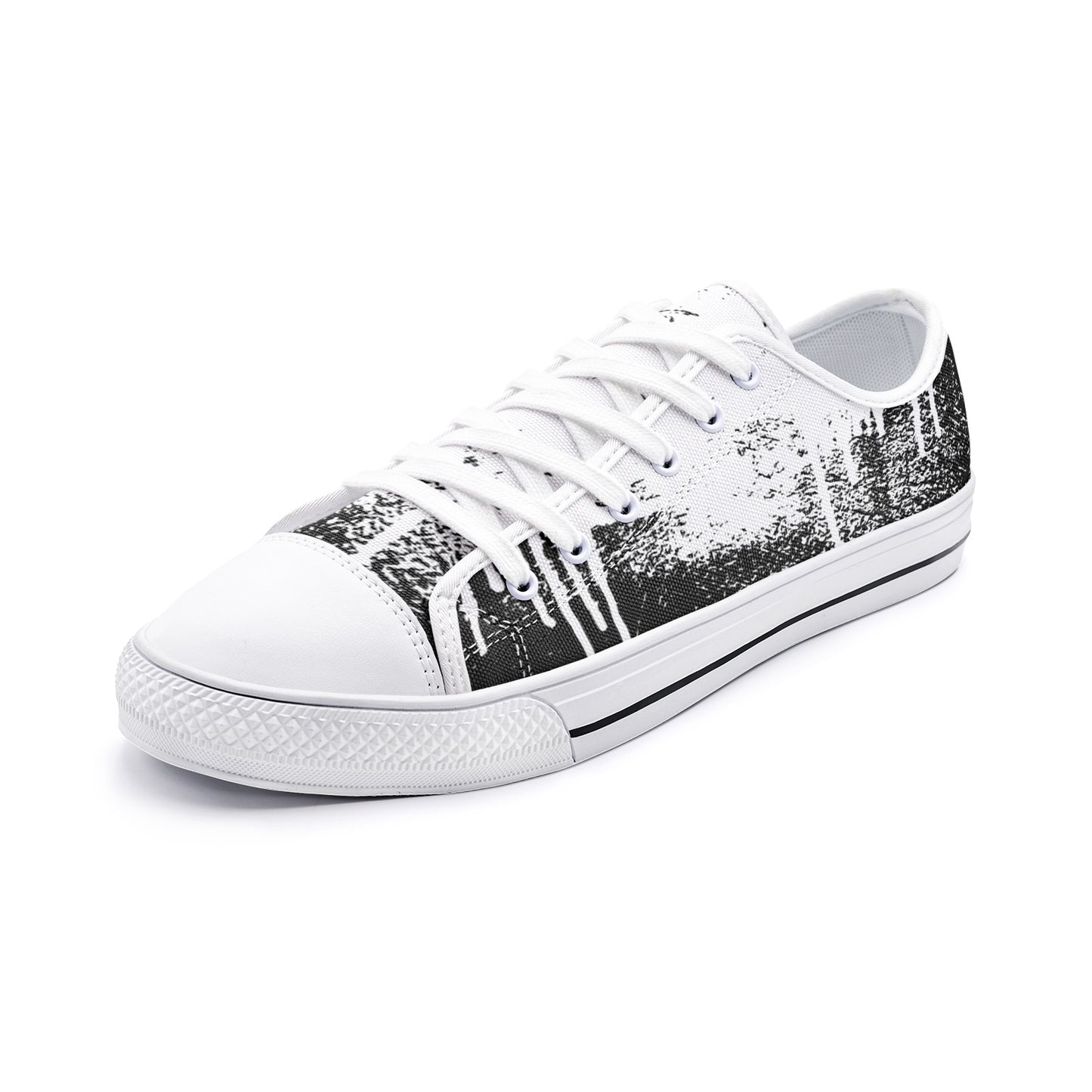 Fade to Black Unisex Low Top Shoes