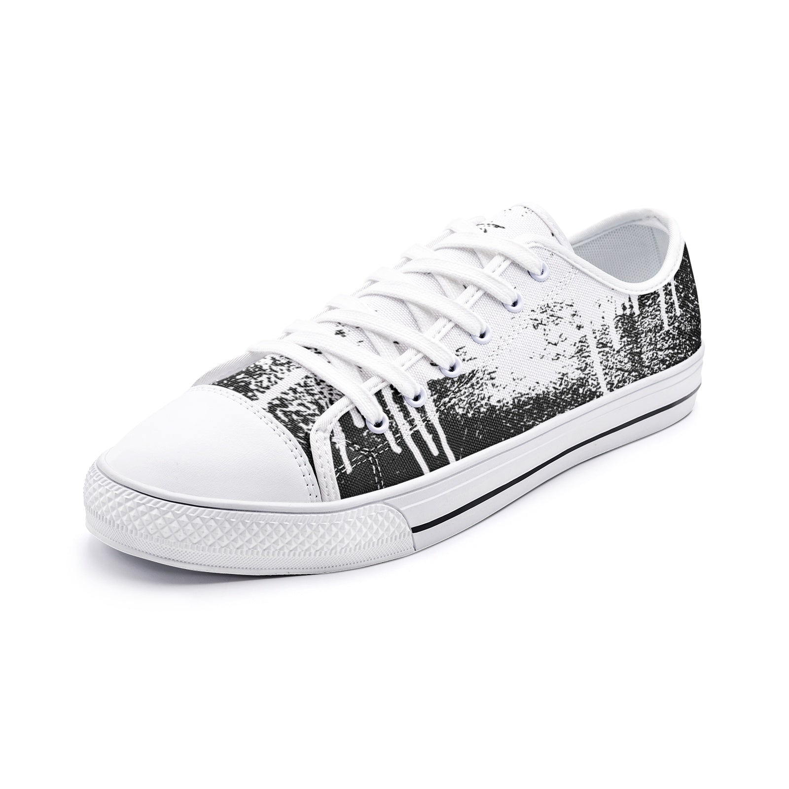 Fade to Black Unisex Low Top Shoes