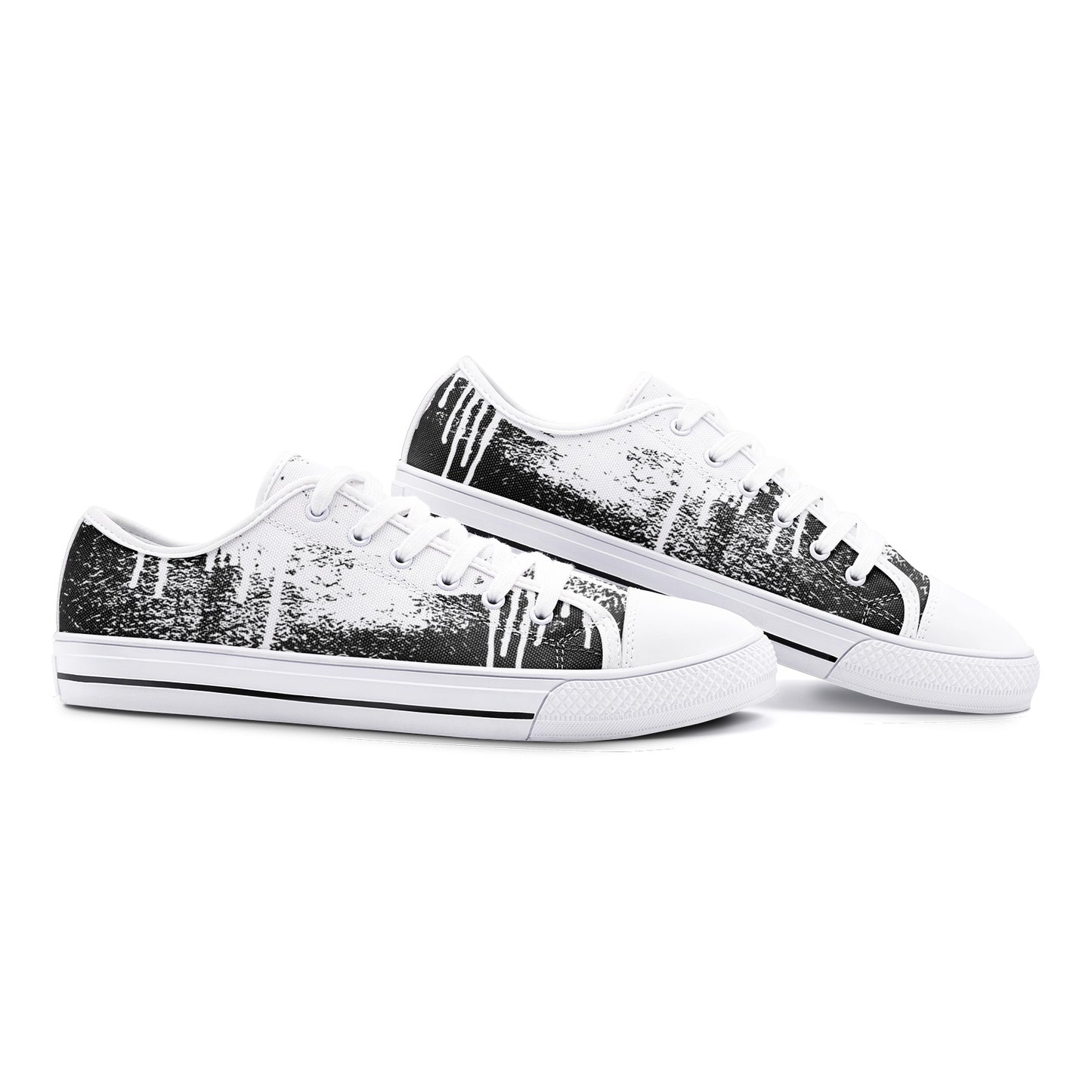 Fade to Black Unisex Low Top Shoes